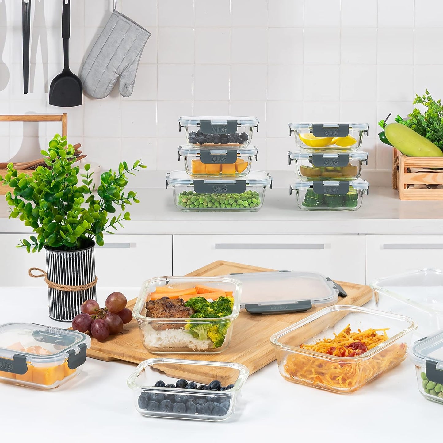 Meal Prep - 10-teiliges Frischhaltedosen-Set