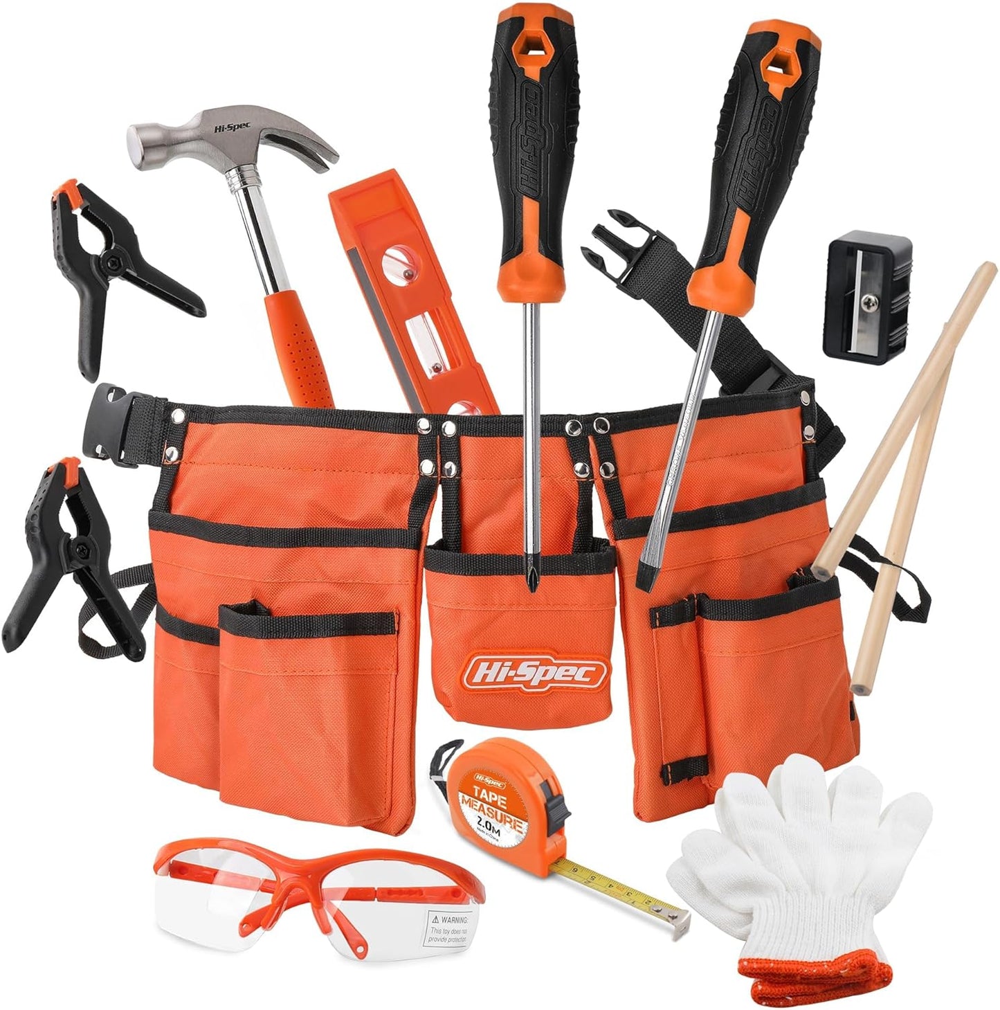 16-tlg. Werkzeugset für Kinder, Orange
