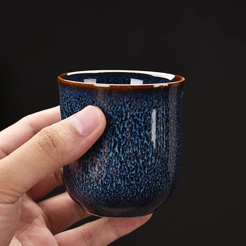 Tee-Set mit Teekanne und Tassen, Blau