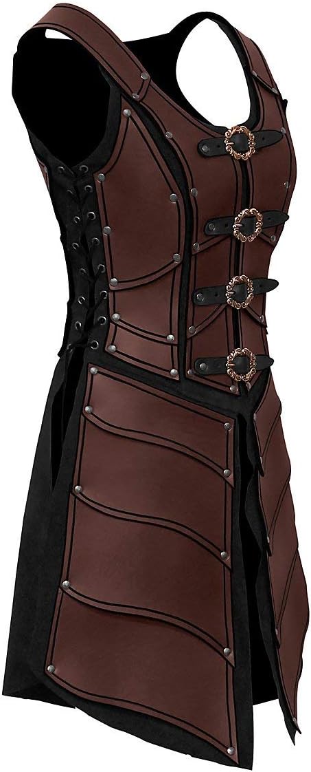 Frauen-Rüstung Elfenkriegerin für LARP & Cosplay, 36 Braun