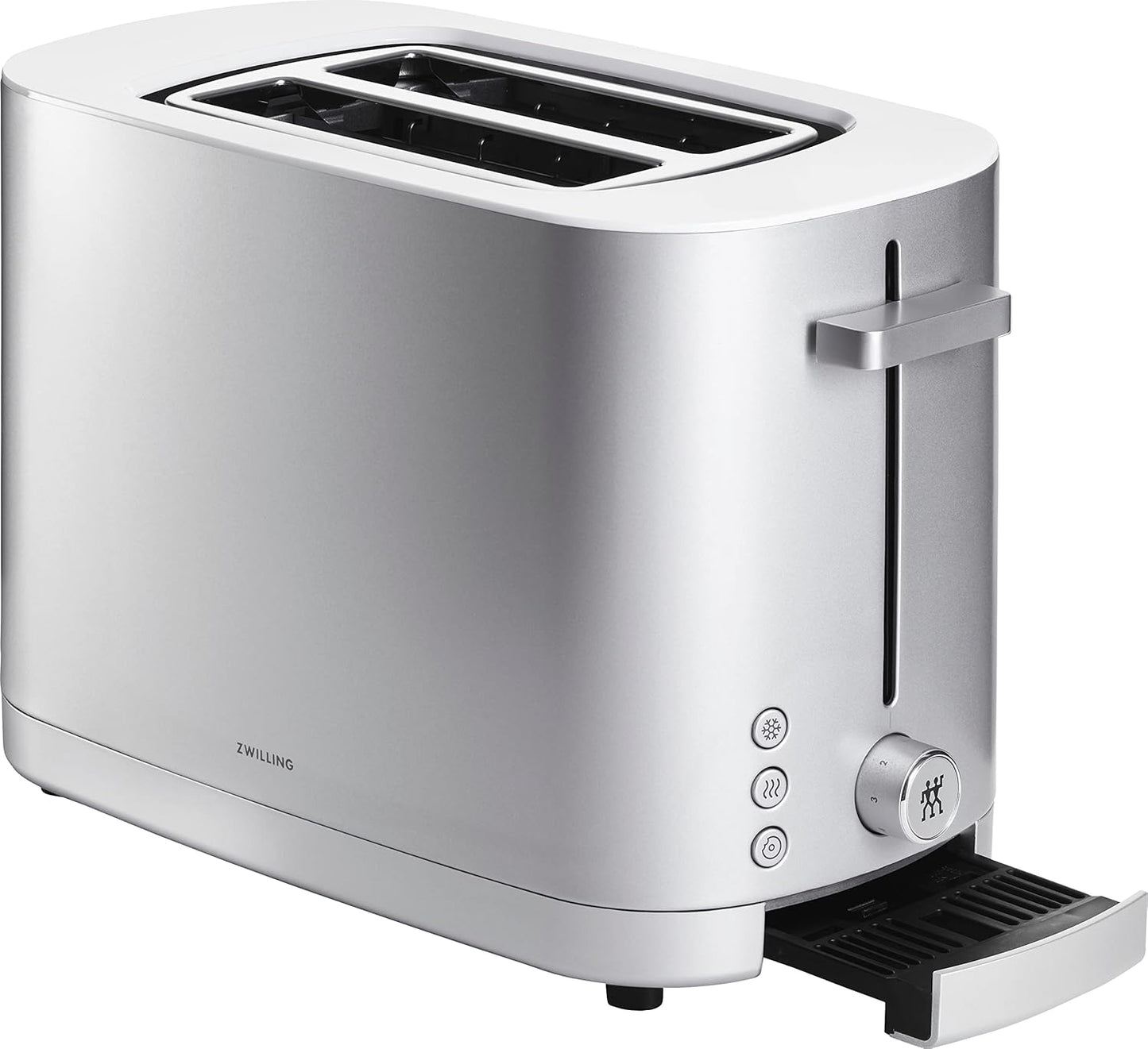 Enfinigy Toaster 2-Scheiben mit Automatikprogrammen, Silber ; ohne Aufsatz