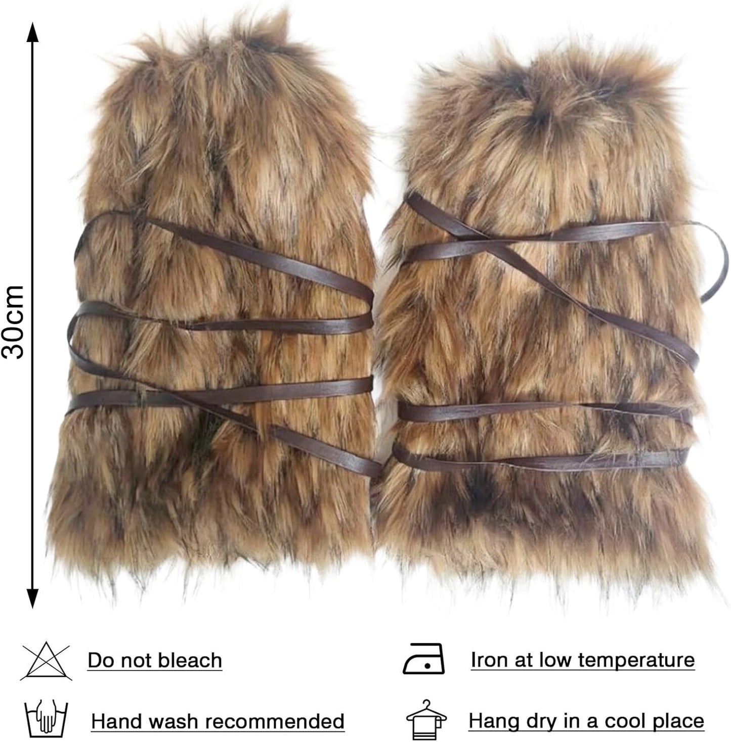 Flauschige Beinwärmer für Karneval & Winter