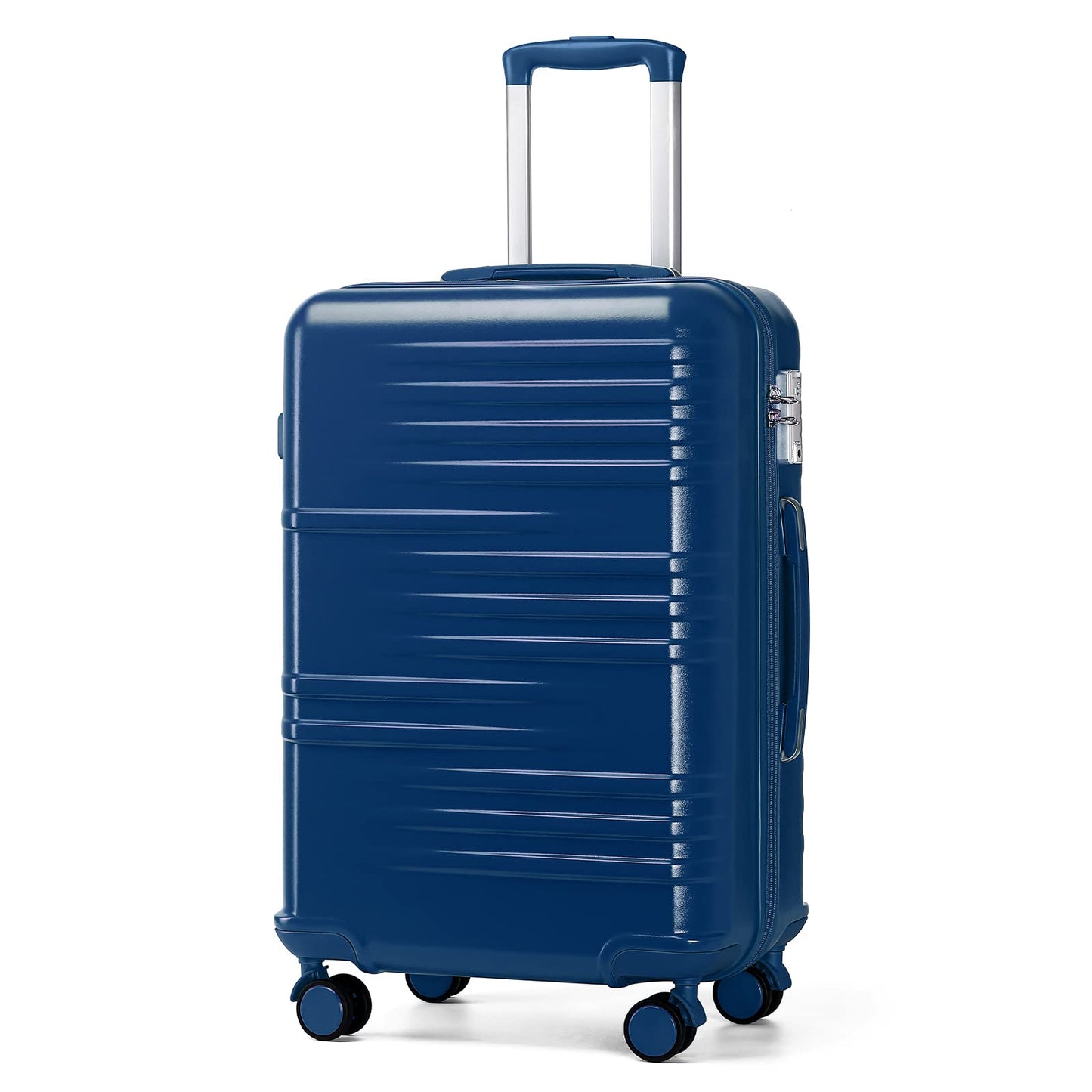 Hartschalenkoffer mit TSA-Schloss, Blau 24"-M