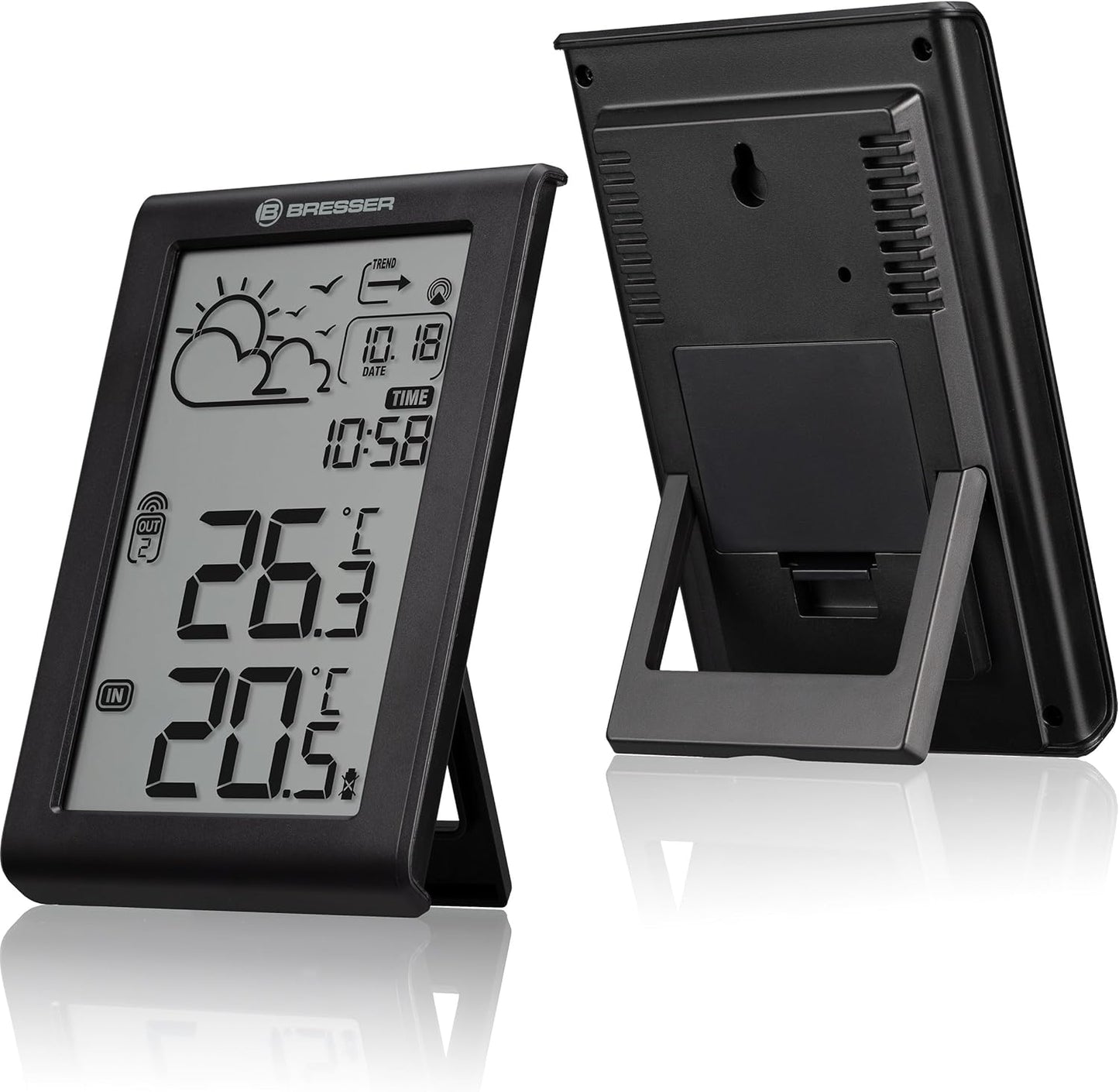 Meteo Temp W Funk Wetterstation mit Aussensensor und DCF-Funkuhr
