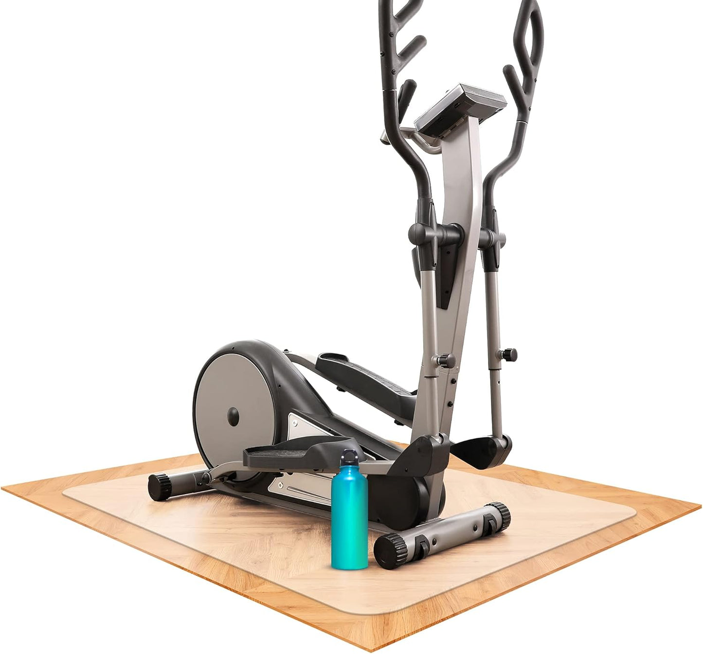 Bodenschutzmatte für Fitnessgeräte (75 x 120 cm), Transparent 75 x 120 cm