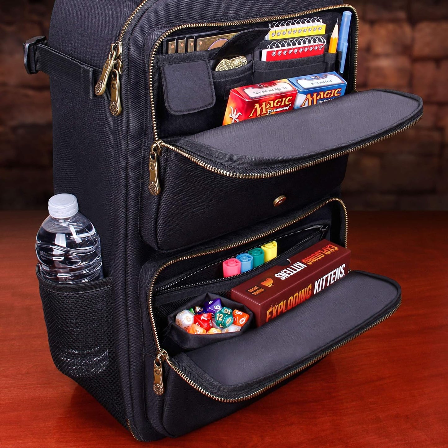Tabletop Collector's Edition Card Storage Backpack, Schwarz