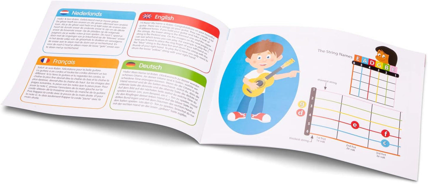 Gitarre für Kinder, Deluxe - Naturel