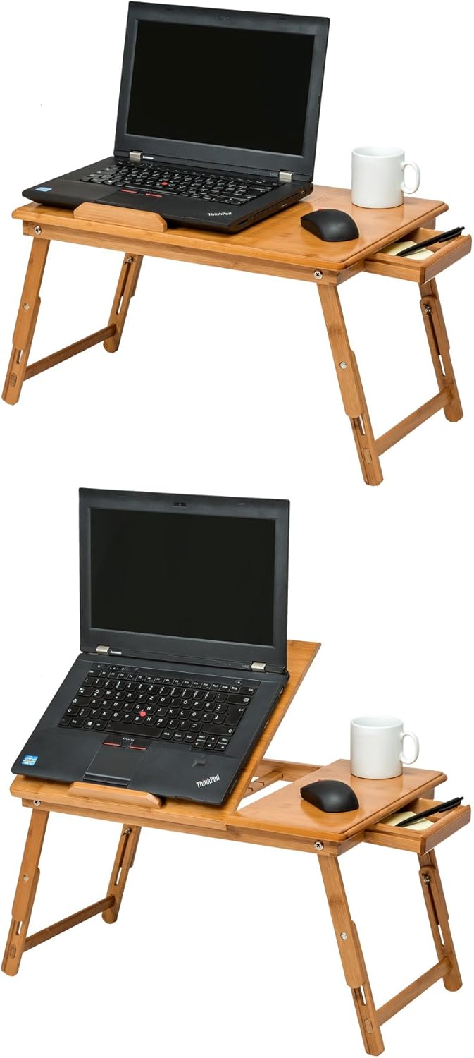 Laptoptisch, 55x35cm mit Schublade | Nr. 401653