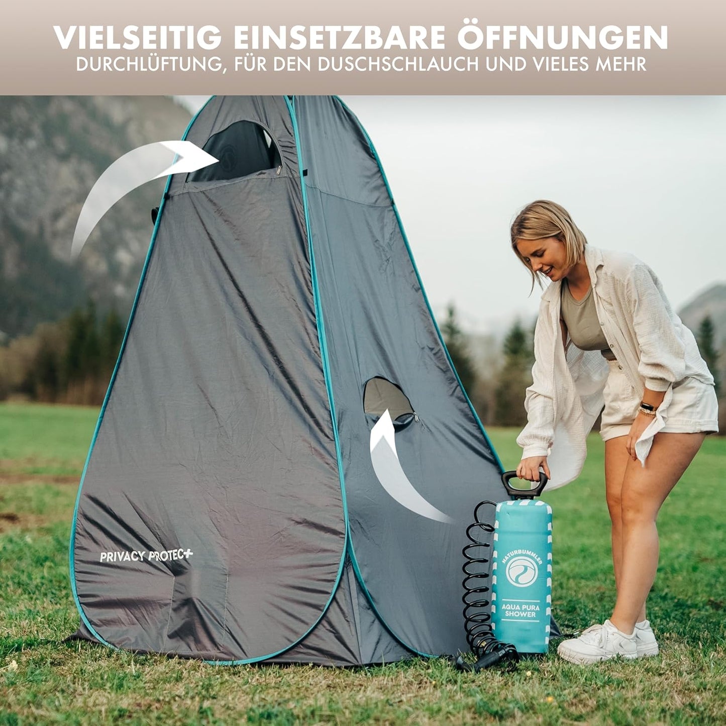 Pop-up-Duschzelt