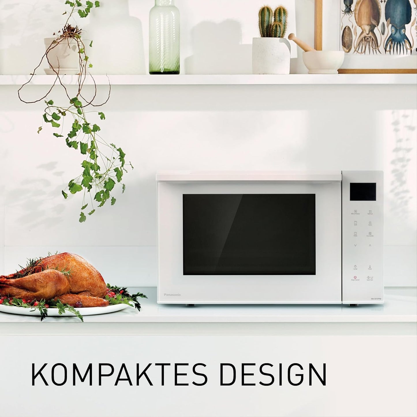 Kombi-Mikrowelle & Grill, Weiss