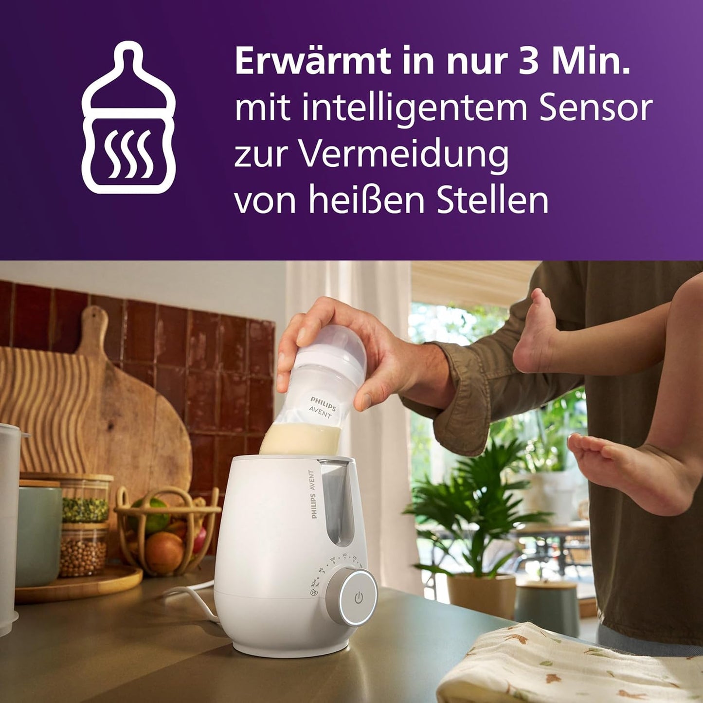 2-in-1 Flaschenwärmer & Sterilisator