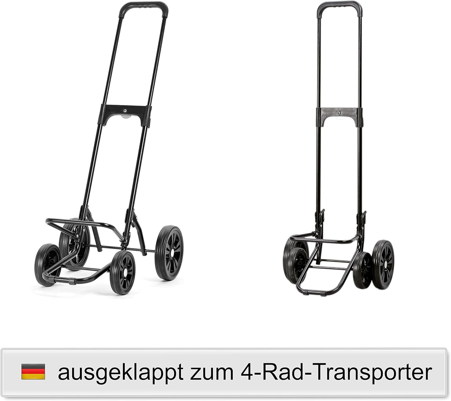 Höhenverstellbarer Einkaufstrolley Quattro Shopper Ipek mit abnehmbarer 49 L Einkauftasche, Apricot