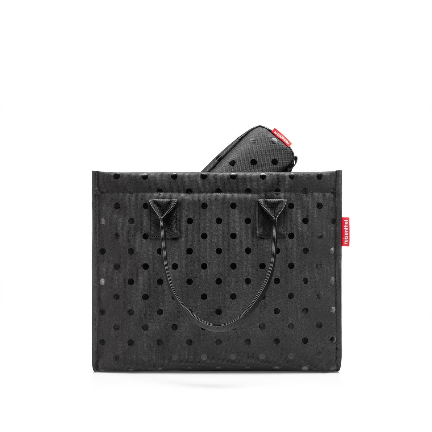 Geschenkset: Shopper & Multicase glossy dots black, Einheitsgröße Glossy Dots Black