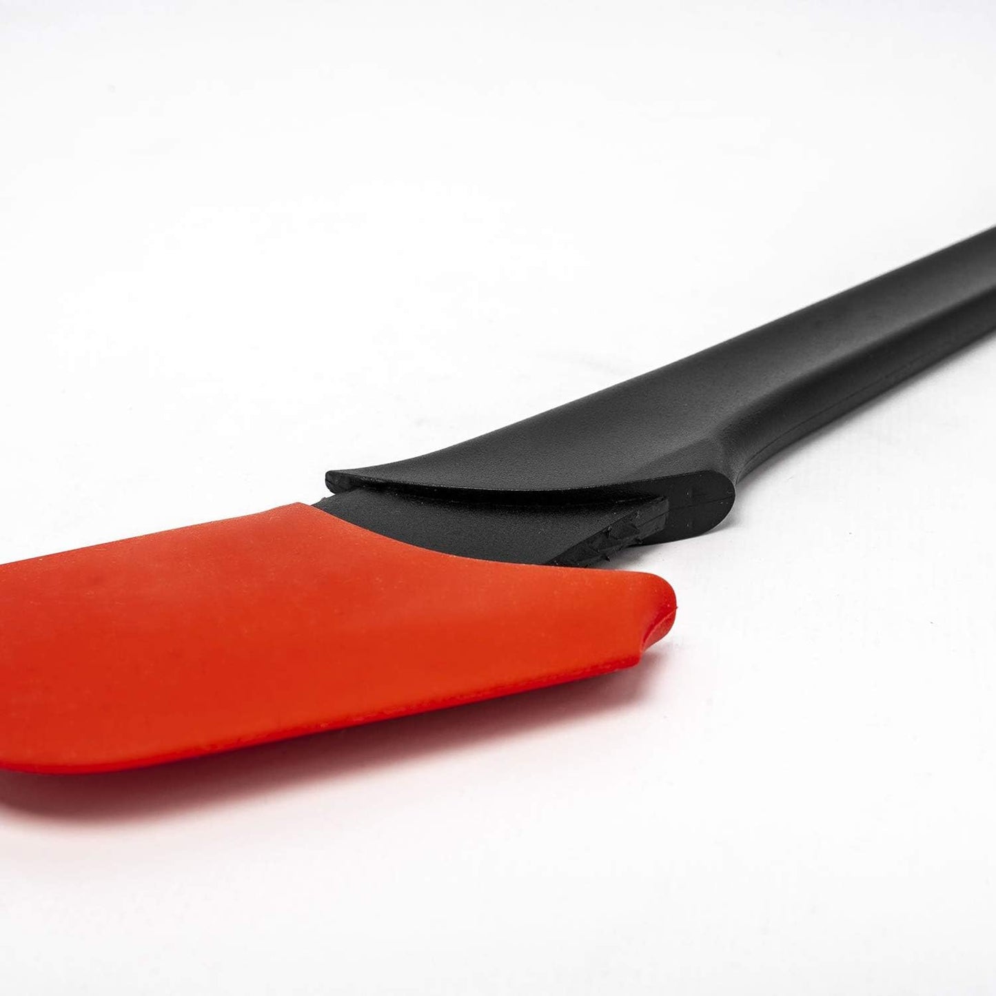 Backset mit Rührschüssel und Teigschaber, Weiß/Rot, Set mit Schaber
