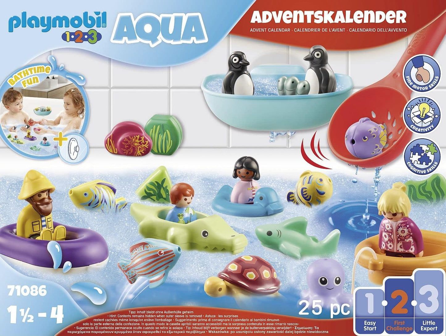 Adventskalender 1.2.3 Aqua (71086), Einzeln