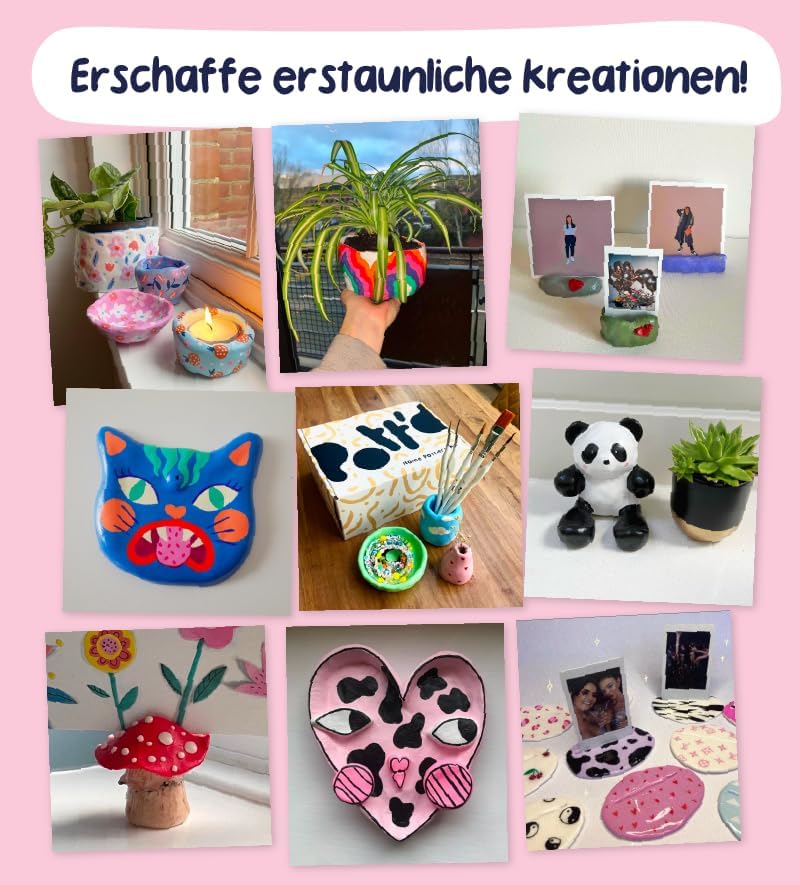 DIY Töpferset für Zuhause, Minimalistische Farben