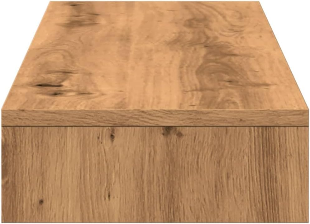 Monitorständer aus Holzwerkstoff, 100 x 27 x 10 cm Braun