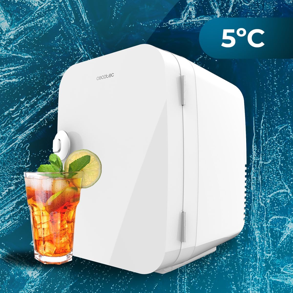 Mini-Kühlschrank mit Kühl- und Heizfunktion, 4 Liter, 4 L | Río Weiss