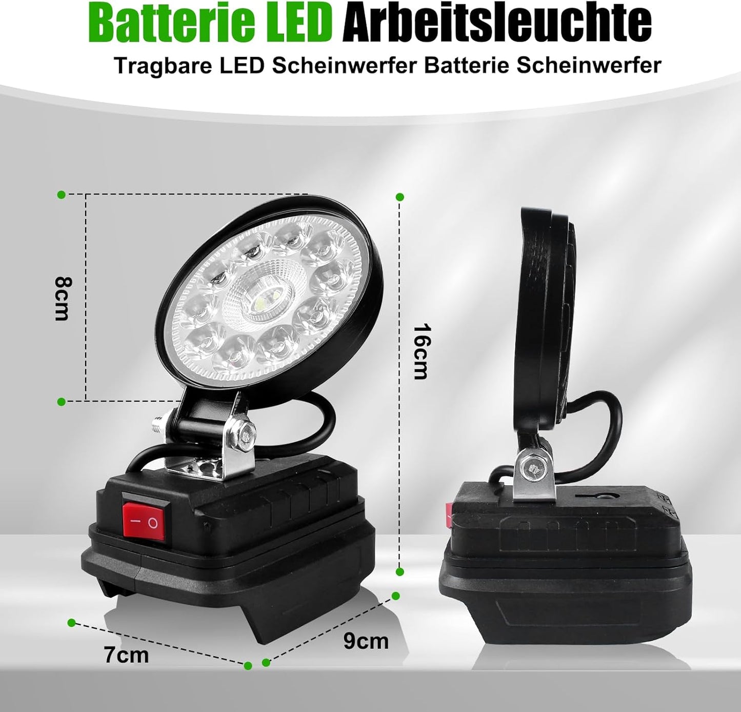 2er-Set Arbeitsleuchte, 2 Stück