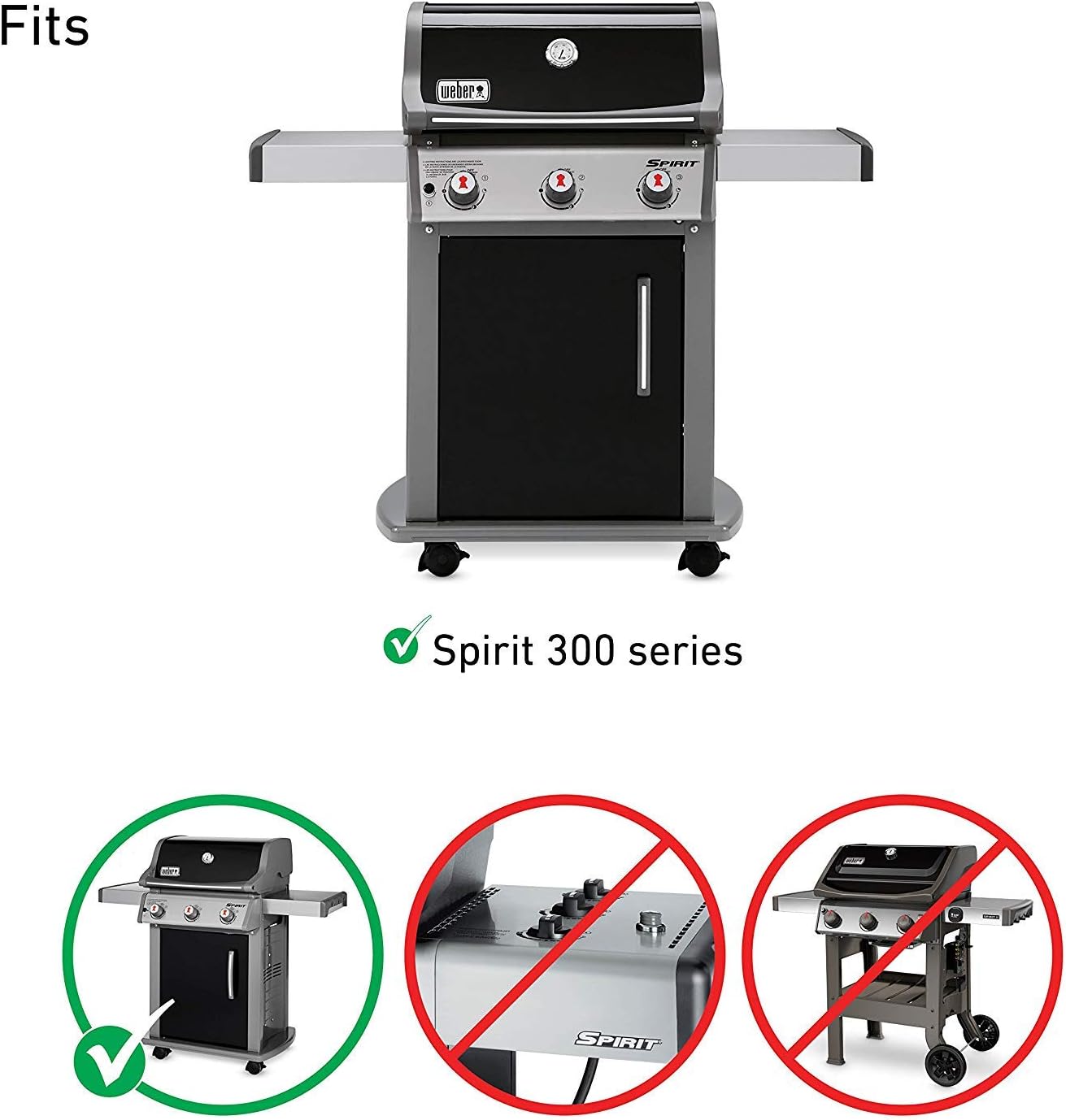 Flavorizer Bars für Gasgrill Spirit 300 Serie, Edelstahl