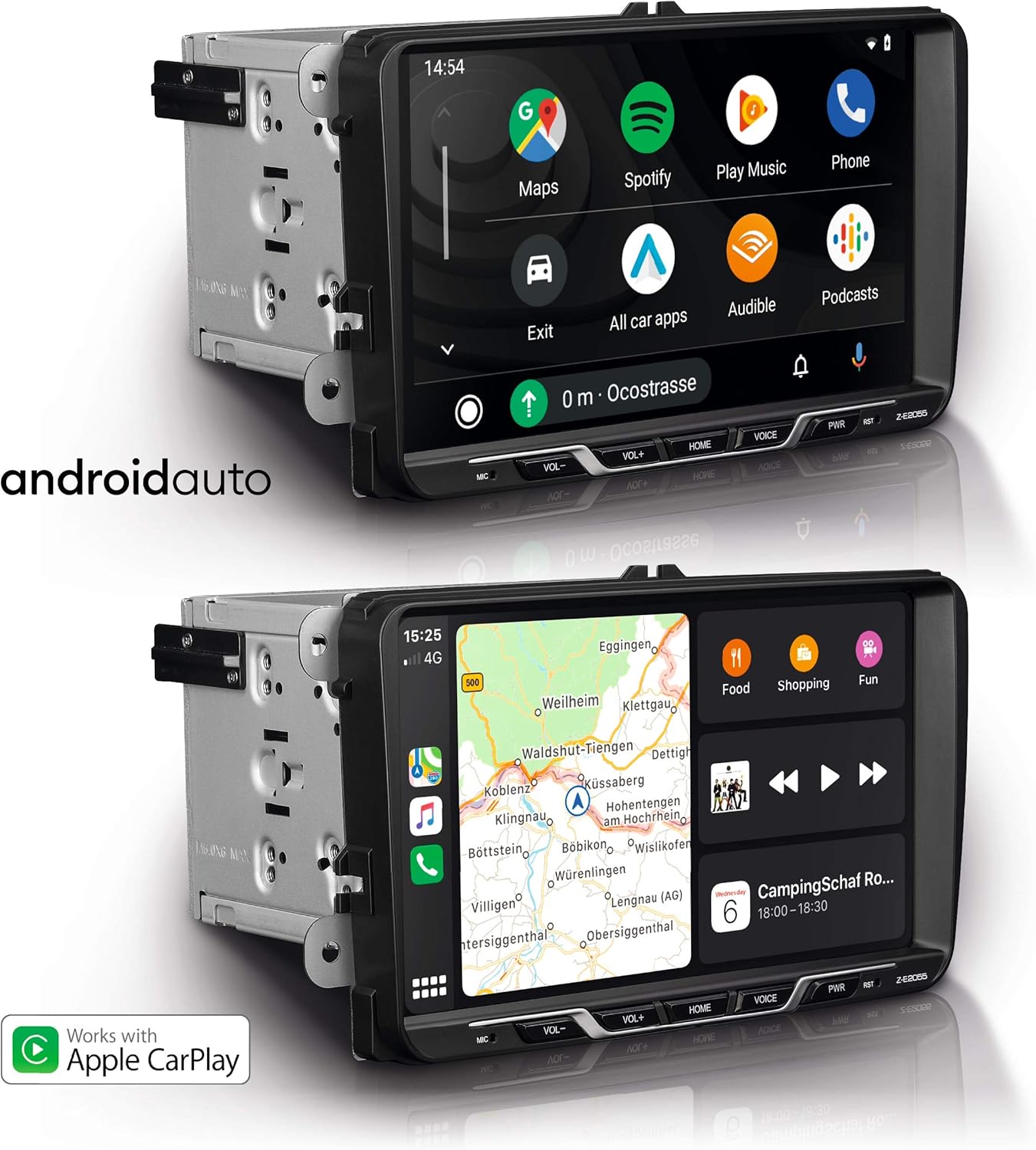 Z-E2055 Autoradio mit 9" Touchscreen für VW/Seat/Skoda