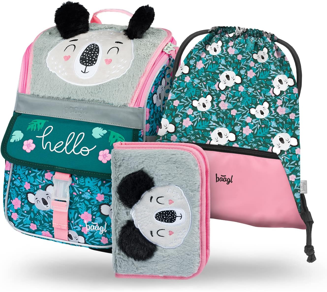 3-teiliges Schulranzen Set - Baby Koala, Baby Koala