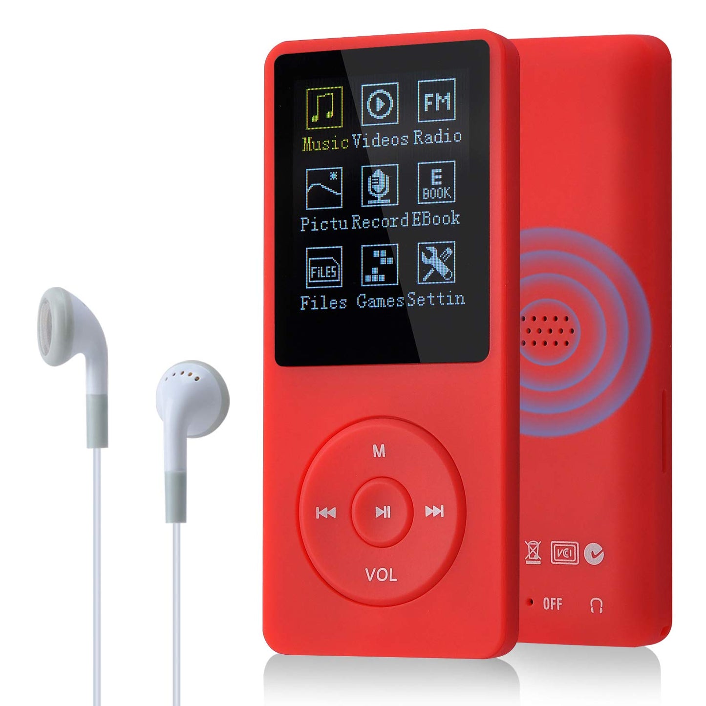 BL-041 MP3-Player mit HiFi-Soundqualität, 8G, Rot