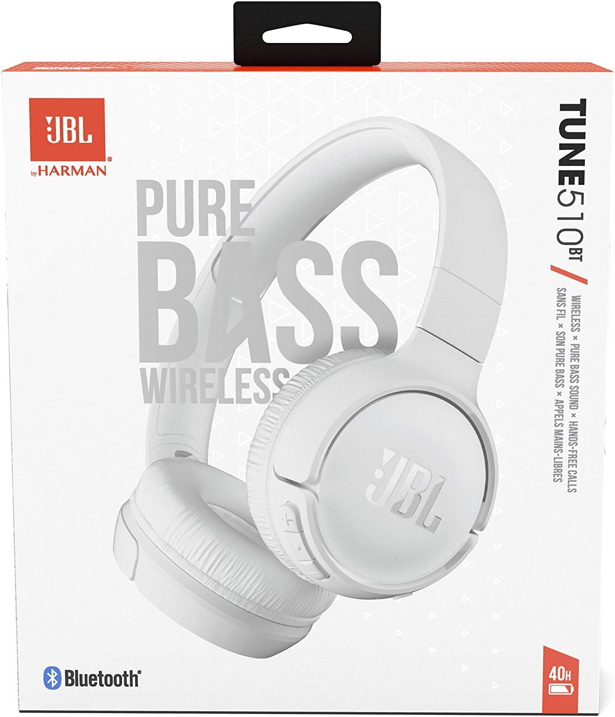 Kabellose On-Ear-Kopfhörer Tune 510BT, Weiss/opulenter Garten Kopfhörer