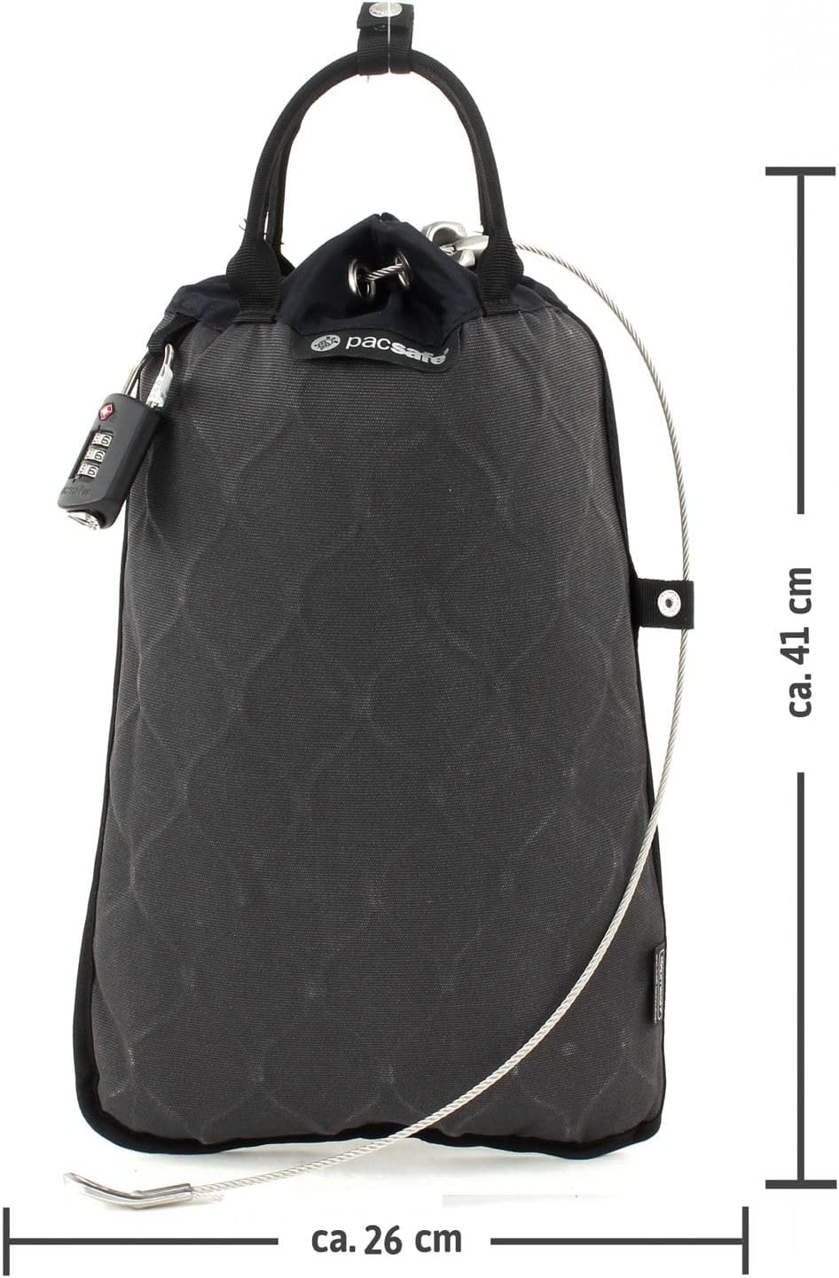 Mobiler Safe mit TSA-Zahlenschloss, 12 Liter Charcoal
