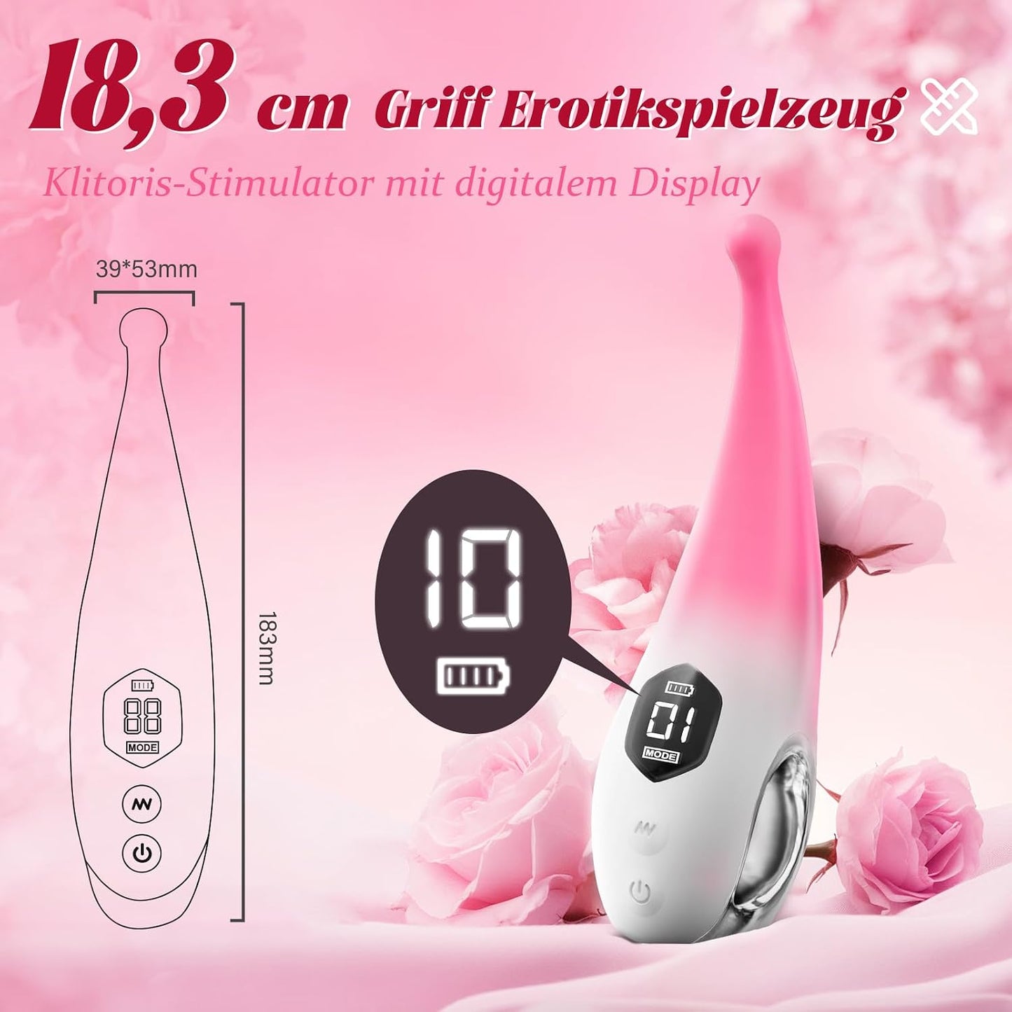 Vibration Klitoris Vibrator mit 10 Modi