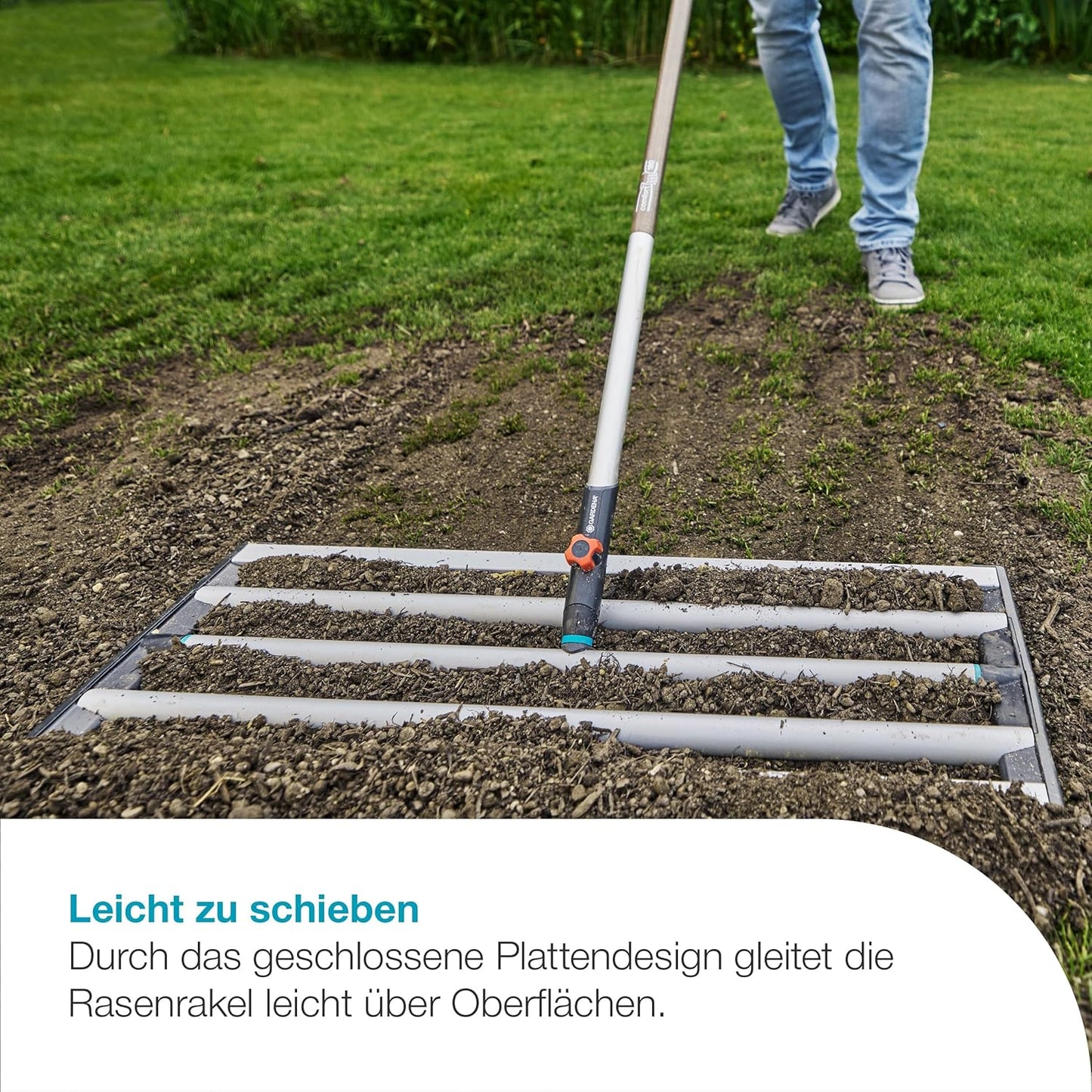 Combisystem Rasen-Rakel, ohne Stiel