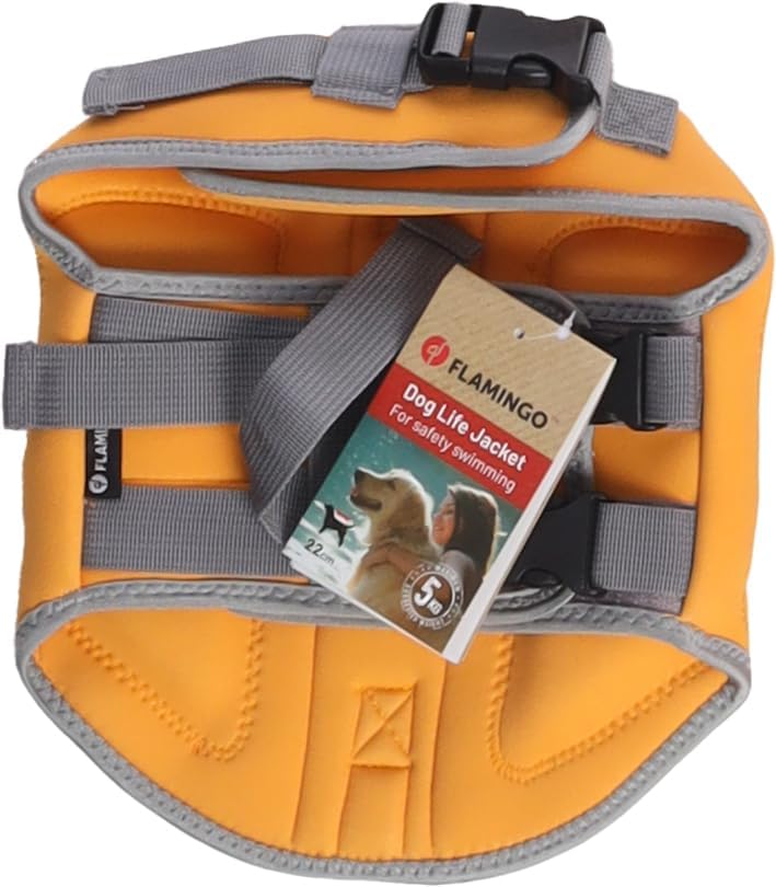 Schwimmweste für Hunde Swimmy, Gelb A:22 cm B:30-34 cm C:43-49 cm