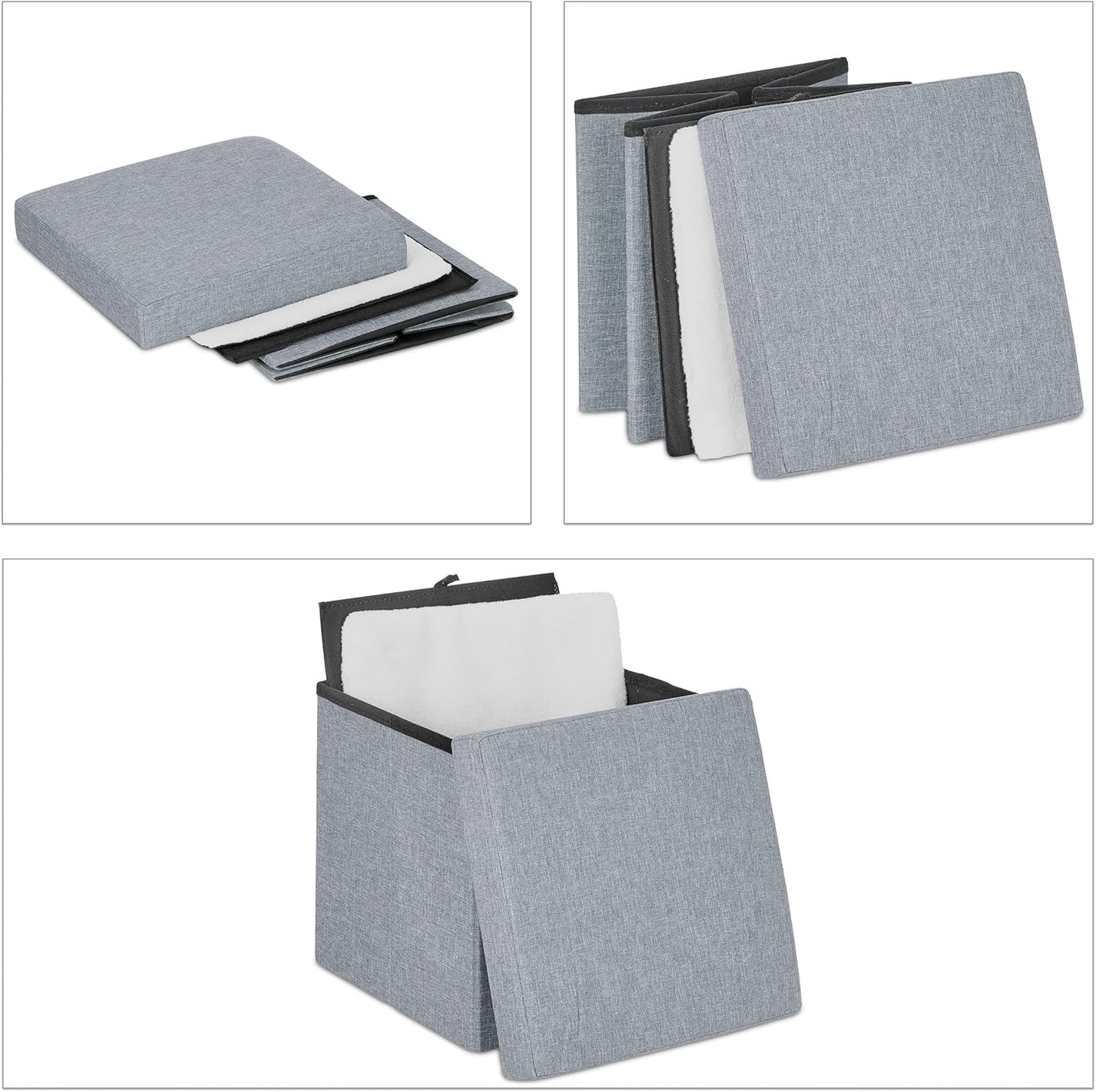 Katzenhöhle, hellgrau 38,5 x 37 x 37 cm (1er Pack)
