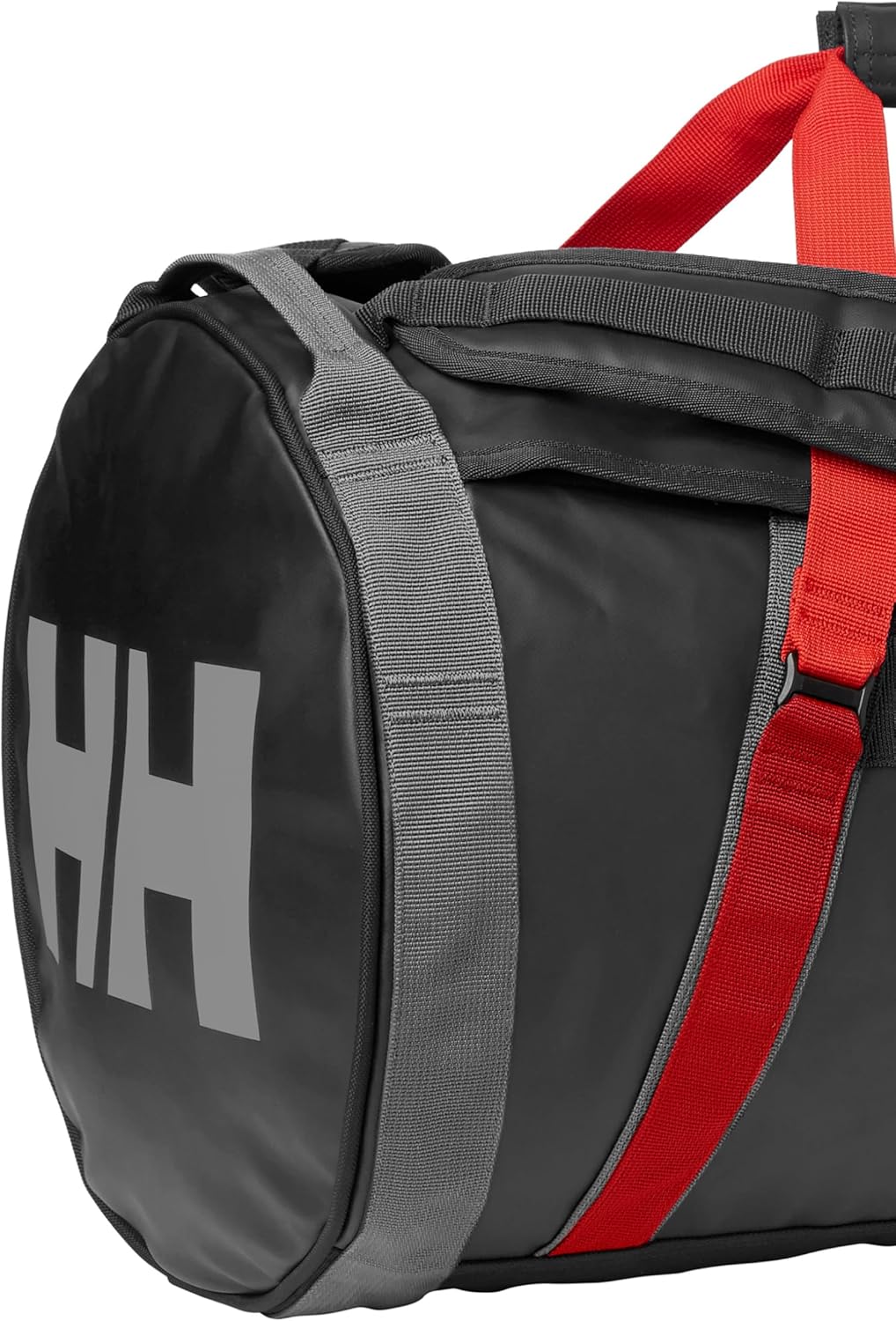 Duffel Bag 2, 30 liter  Schwarz (Ebony) / Rot (Cherry Tomato)