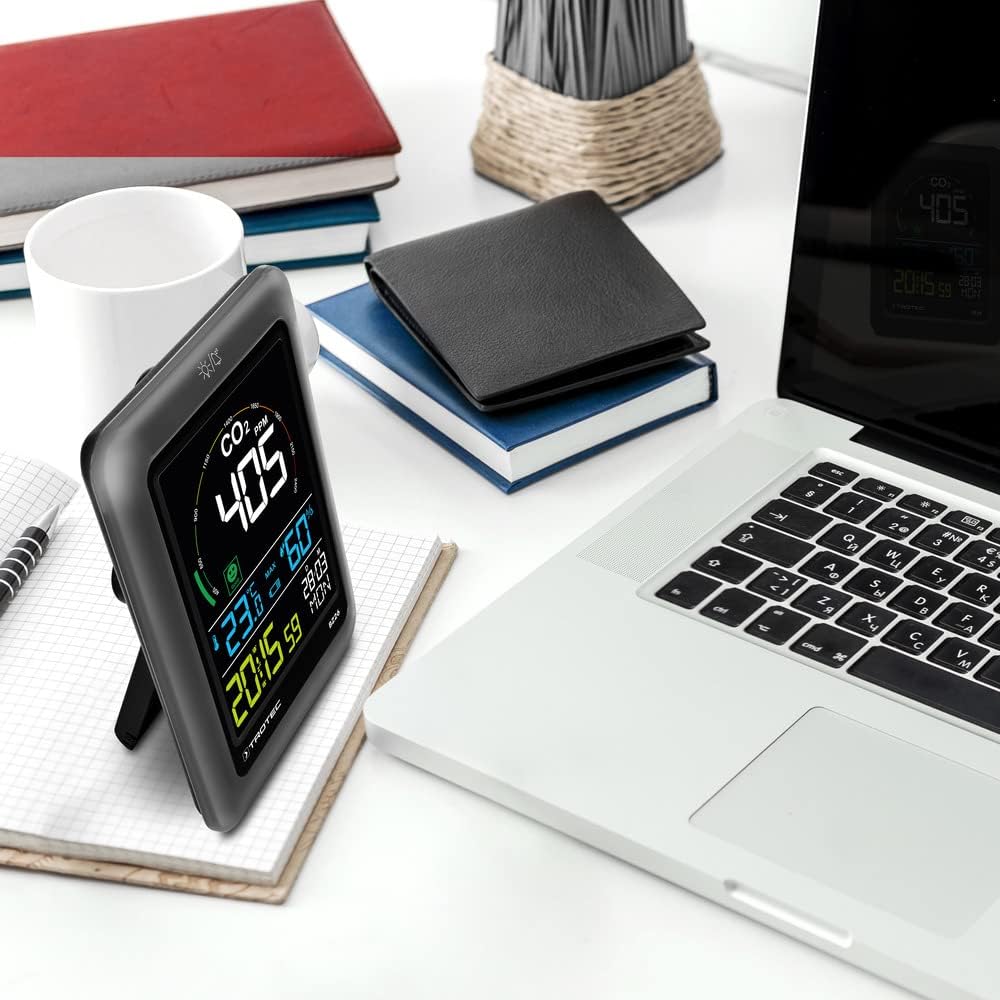 CO2 Messgerät BZ26 Luftqualitätsmonitor, Mit Wohlfühlindikator