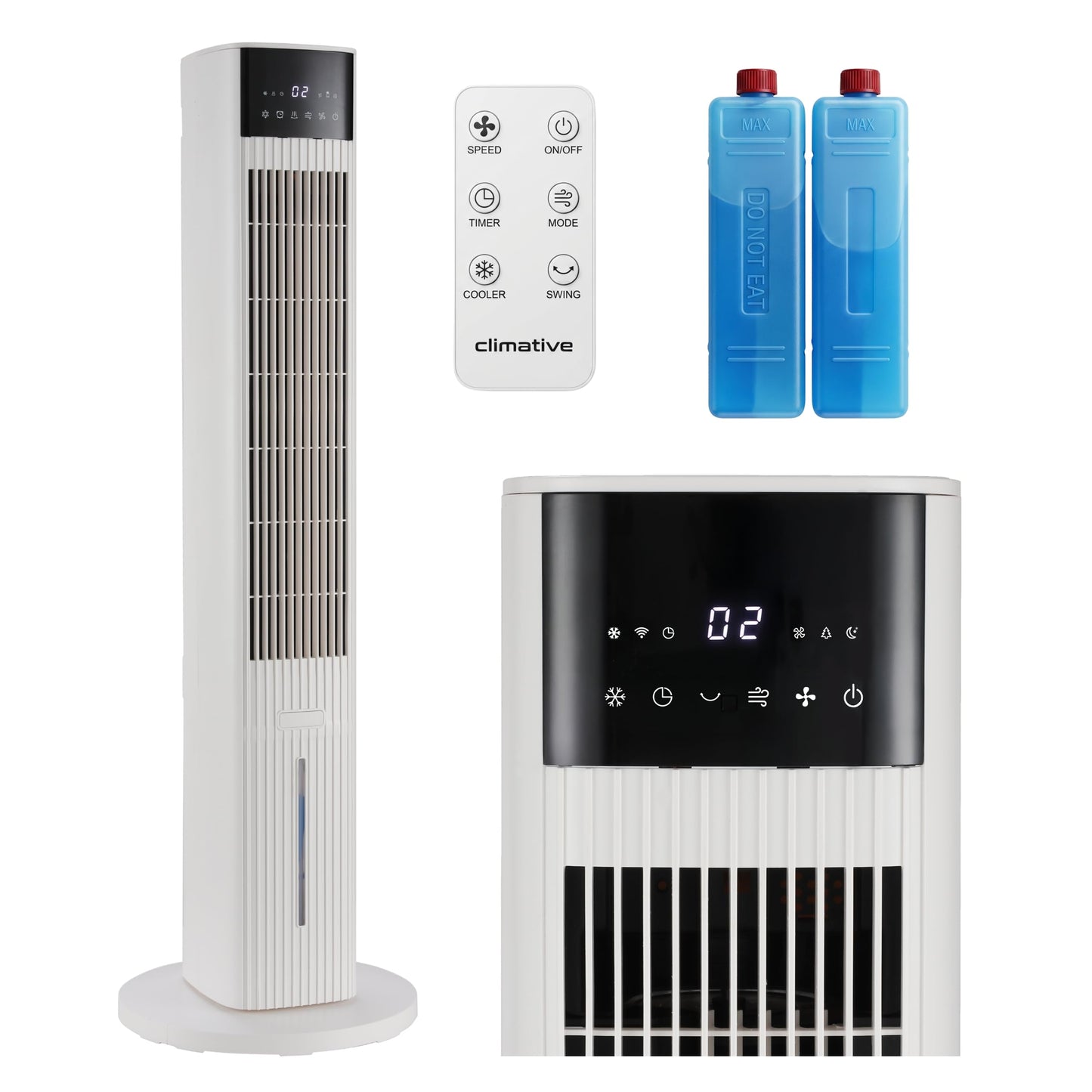 Ventilator mit Wasserkühlung und Aromafach