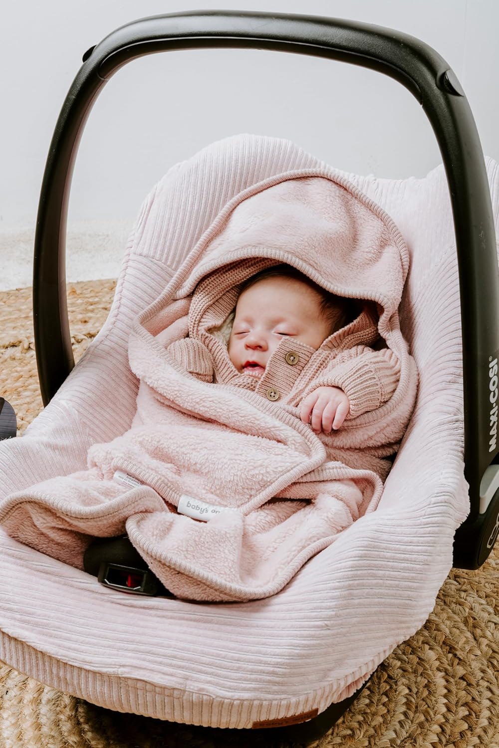 Kapuzendecke für Maxi Cosi, Alt Rosa