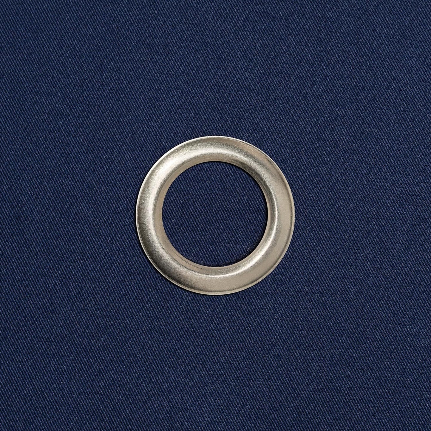 Flaschentuch mit Metallring für Eiskübel (42 cm), Königsblau mit Silbernem Metallring 1 Stück