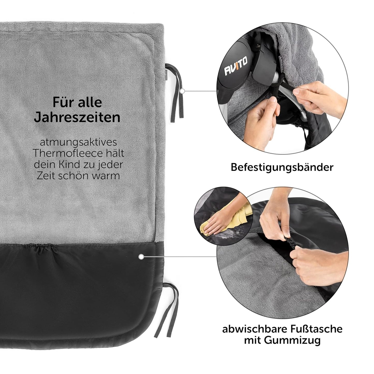 Fusssack für Kinderwagen