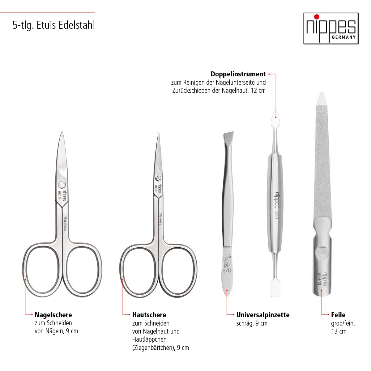 Maniküre-Set, 5-teilig