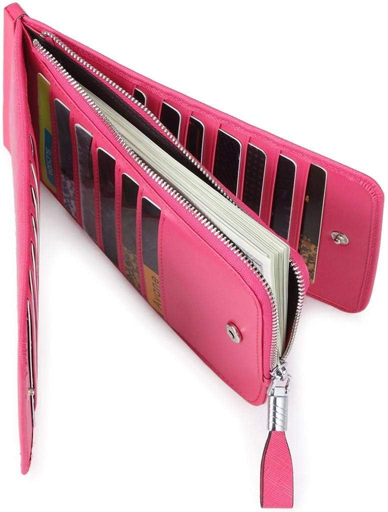 Kreditkartenetui mit RFID-Blocker, Pink