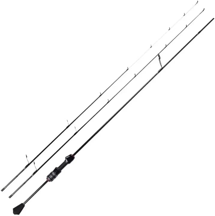 Ultraleichte Angelrute mit 2 Spitzen, Spinning