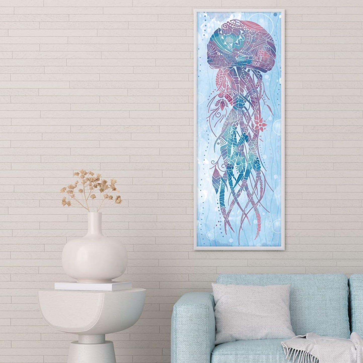 5D Diamond Painting-Set Qualle