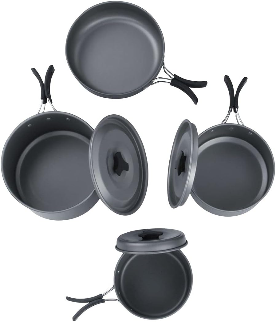 7-teiliges Camping Kochset
