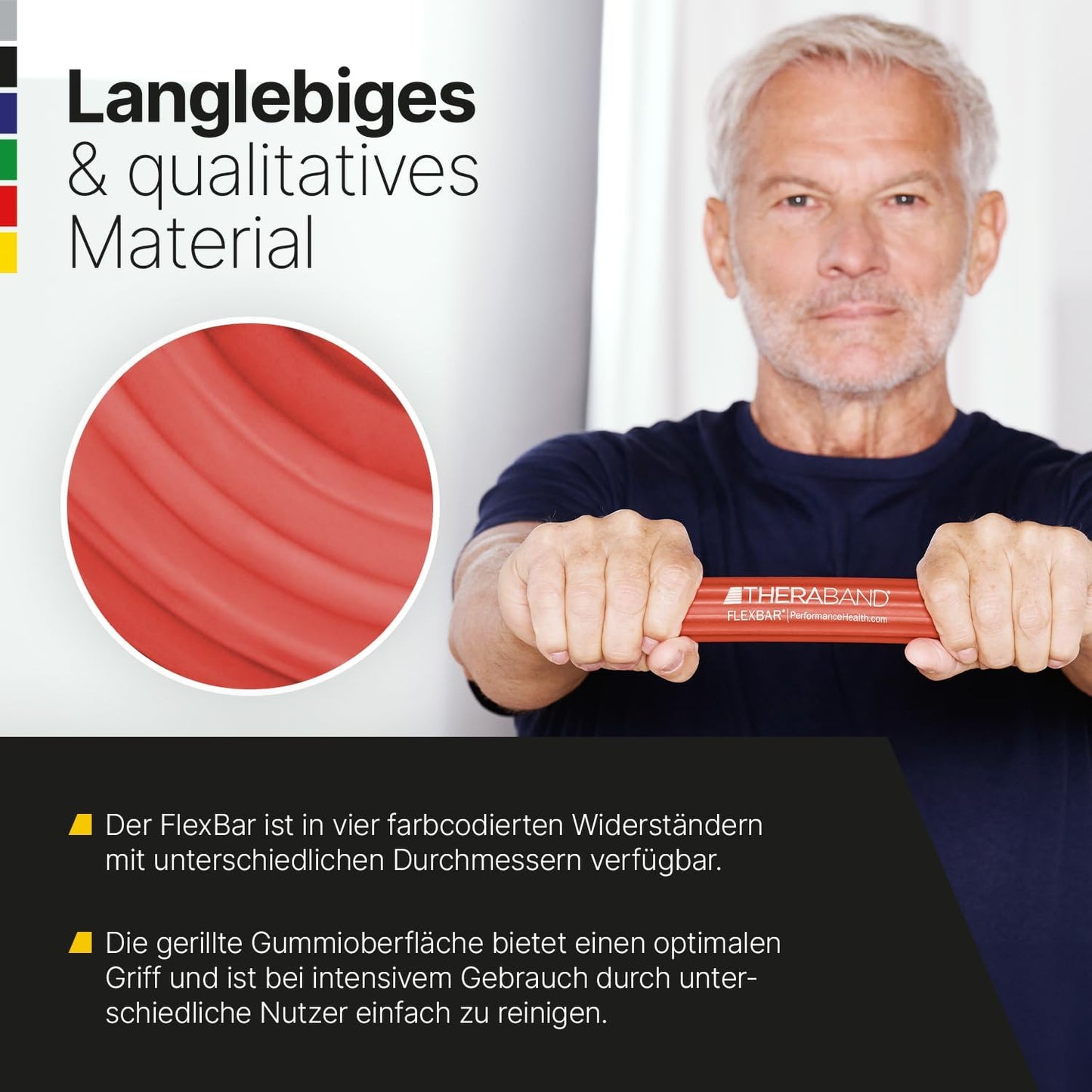 FlexBar Handmuskeltrainer, Rot