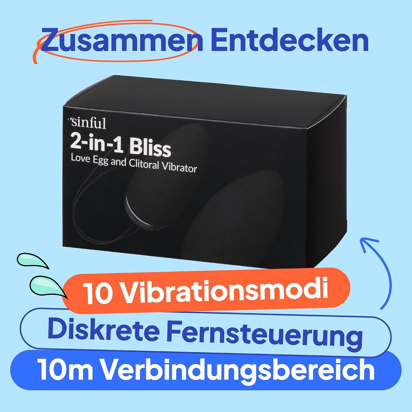 Vibro Ei mit Fernsteuerung