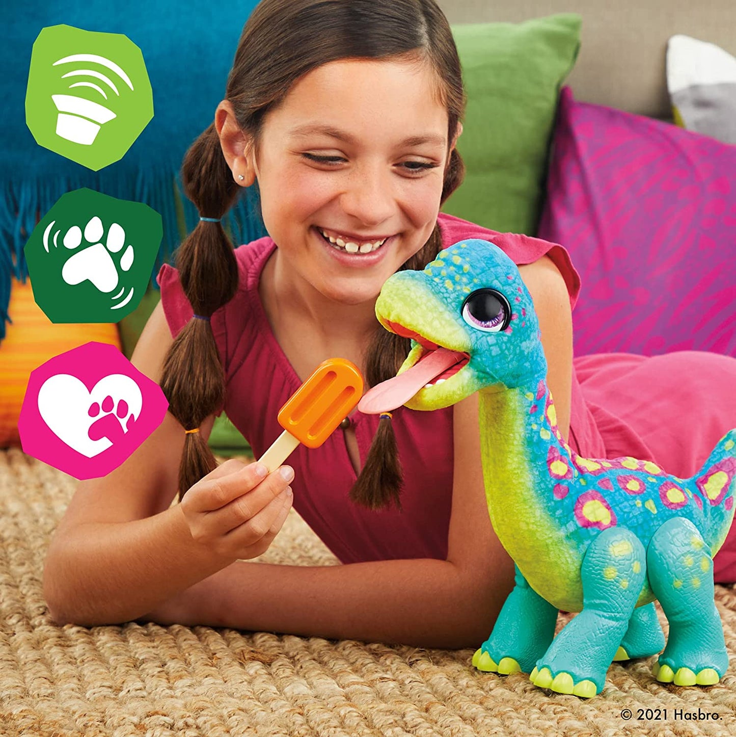 FurReal Sam, der Brontosaurus, Kuscheltier