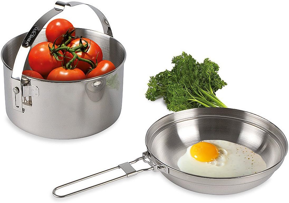 Camping-Kochset Kettle, Silber 2,5 Liter Single