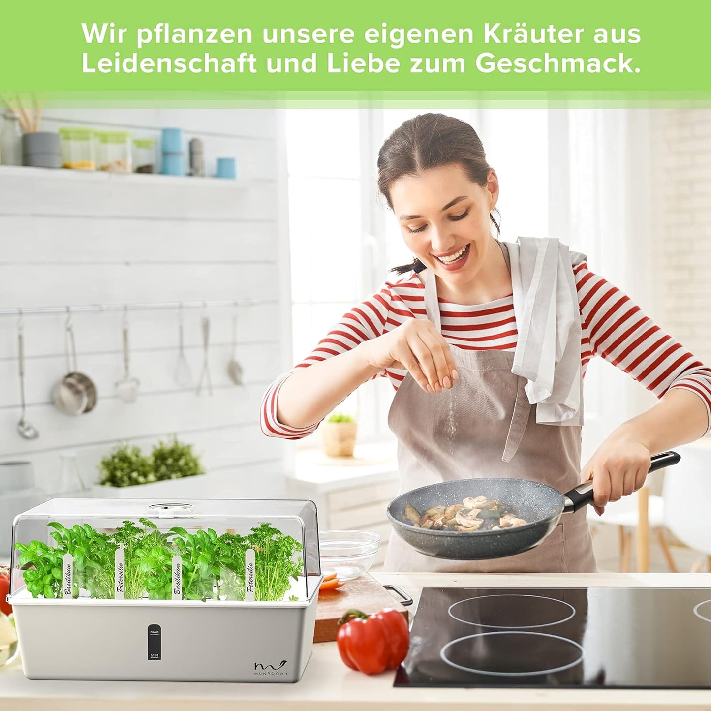 Mini Gewächshaus mit Selbstbewässerungssystem, Zimmergewächshaus