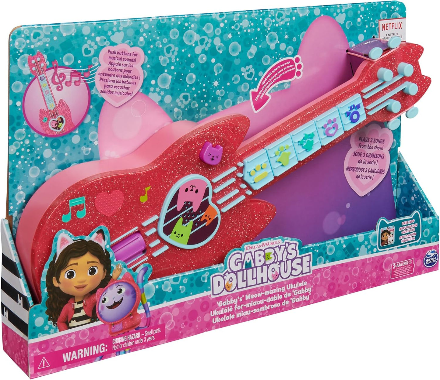 Kinder-Ukulele mit Soundeffekten